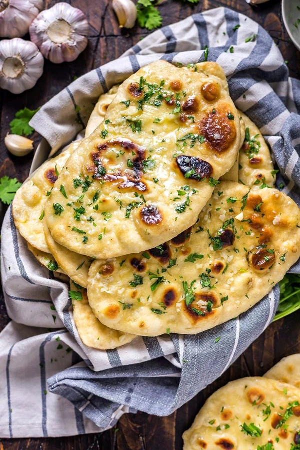 Garlic Naan  - Bagicha Restaurant