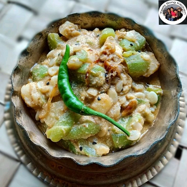 Jhinge Alu Posto - ঝিঙে আলু পোস্ত  - Bagicha Restaurant