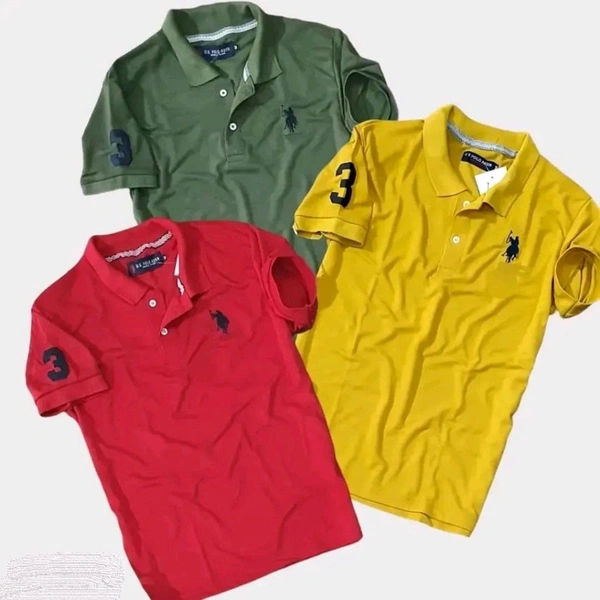 US POLO T Shirt ( Combo Of 3 Pcs. ) - 1, M-38