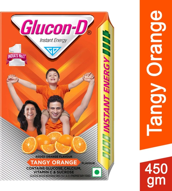 GLUCON-D Tangy Orange Glucose Powder, Refill

Energy Drink (450 g, Tangy Orange Flavored)