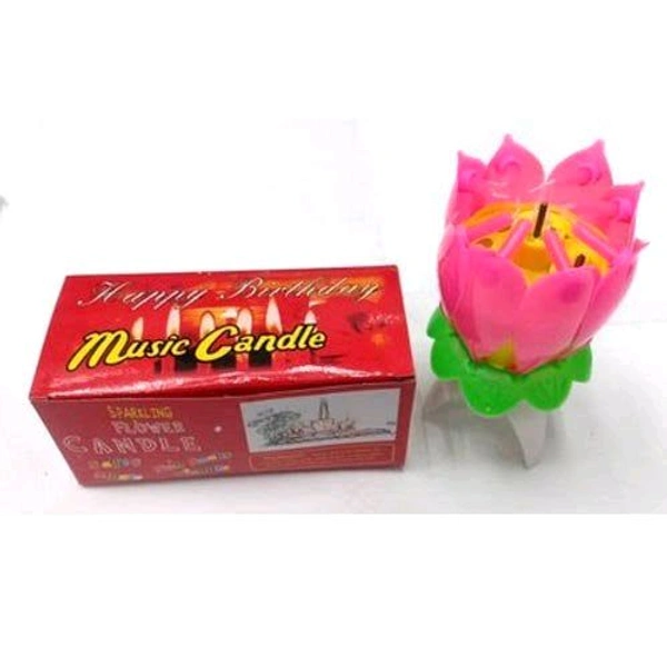 Birthday Flower Candle 