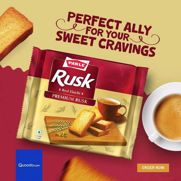 PARLE PREMIUM RUSK (Real Elaichi) - 182g
