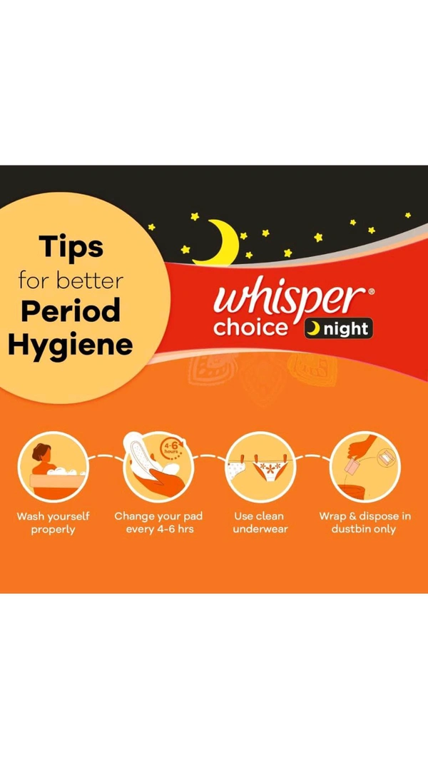 Whisper Choice  (Night) 16pads - XXL 317 MM