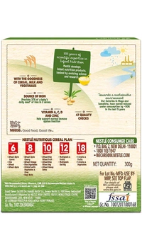 Nestle Cerelac WHEAT --RICE MIXED VEG  10 MONTHS  - 300g 10months
