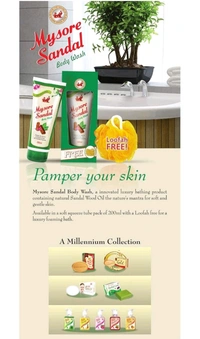 Mysore Sandal Body Wash (Free Loofah) 200ml - 200ml