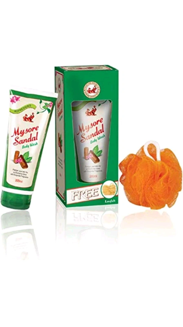 Mysore Sandal Body Wash (Free Loofah) 200ml - 200ml