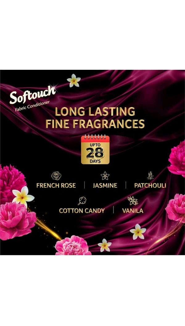 SOFTOUCH Fabric Conditioner 2X French Perfume  - 210ml