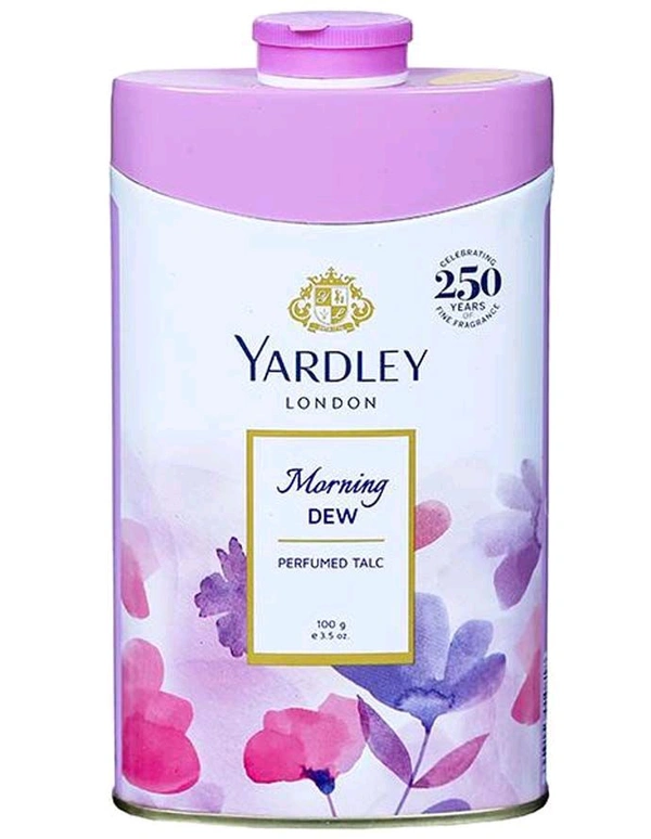 YARDLEY LONDON MORNING DEW FRAGRANT BEAUTY TALC  - 250g