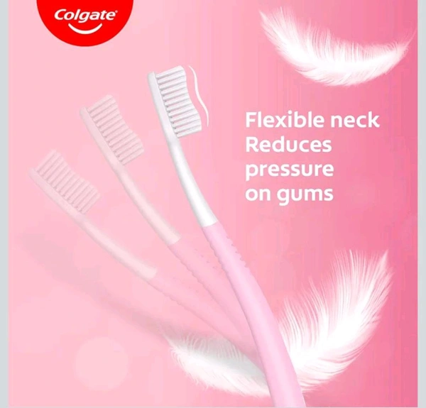 COLGATE SENSITIVE TOOTH BRUSH MEGA SAVER PACK(Free Tooth Paste) - Pack Of 4