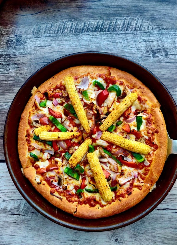 Sweet Corn Pizza  - Small