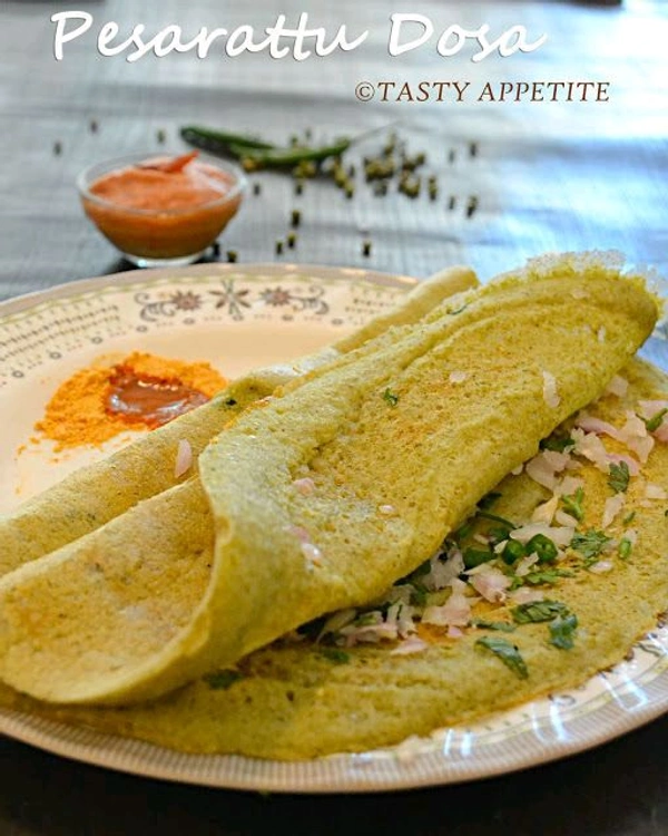 Pesarattu Dosa - Onion