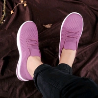 Stylish Casual Sports Walking Sneakers Shoes 👟 - Amethyst, IND-2 .5.6.7.8.9