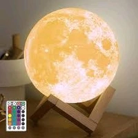 NAIRO 3D USB moon Light  - Gold
