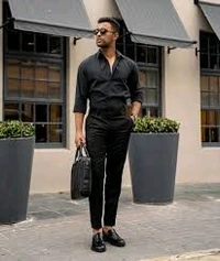 High Trend Pants  - Black, 26 28 30 32 34 36
