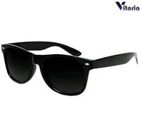 IFASH Men Black Plastic Sunglasses  - Black, Free Size