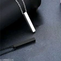 Men's Jewellery 3D Cubiod - Gray