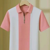 Polo Shirt With A Quarter -Zip Design  - All Size Available