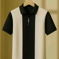 Polo Shirt With A Quarter -Zip Design  - All Size Available