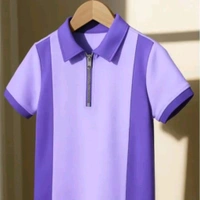 Polo Shirt With A Quarter -Zip Design  - All Size Available