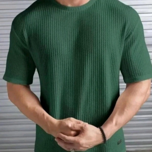 Men's Textured T-shirt  - All Size Available