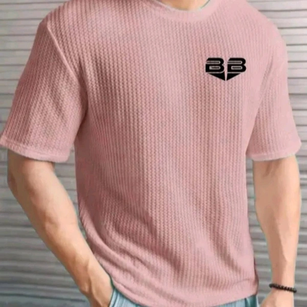 Men's Textured T-shirt  - All Size Available