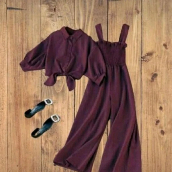 2-piece Jumpsuit With A Shrug - All Size Available