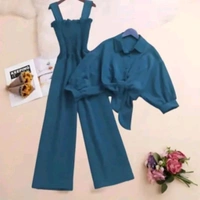 2-piece Jumpsuit With A Shrug - All Size Available