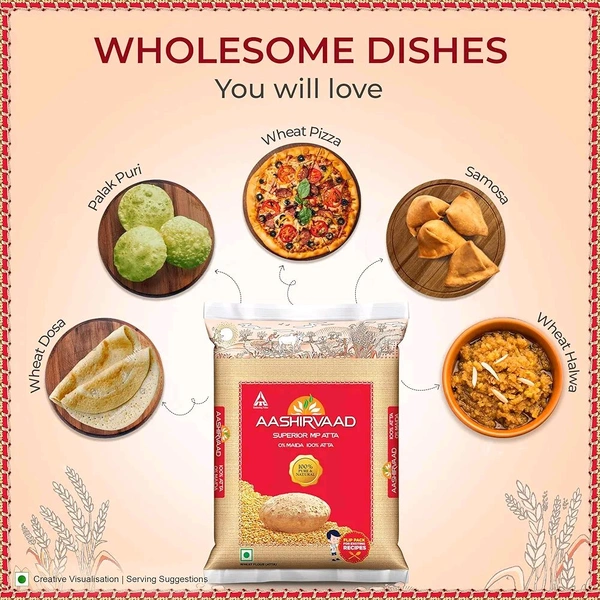 Aashirwad Aata - 1kg