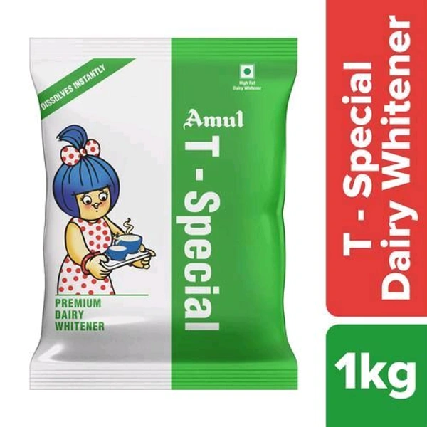 Amul 'T-Special' Premium Dairy Whitener, 1 kg Pouch - 1kg