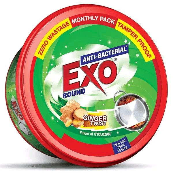 Exo Round Dishwash Bar - 200gm