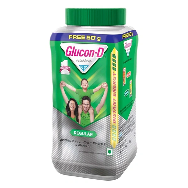 Glucon-D Regular Glucose Powder - 200g+50gfree