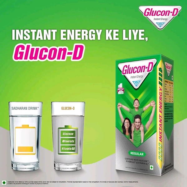 Glucon-D Regular Glucose Powder - 200g+50gfree