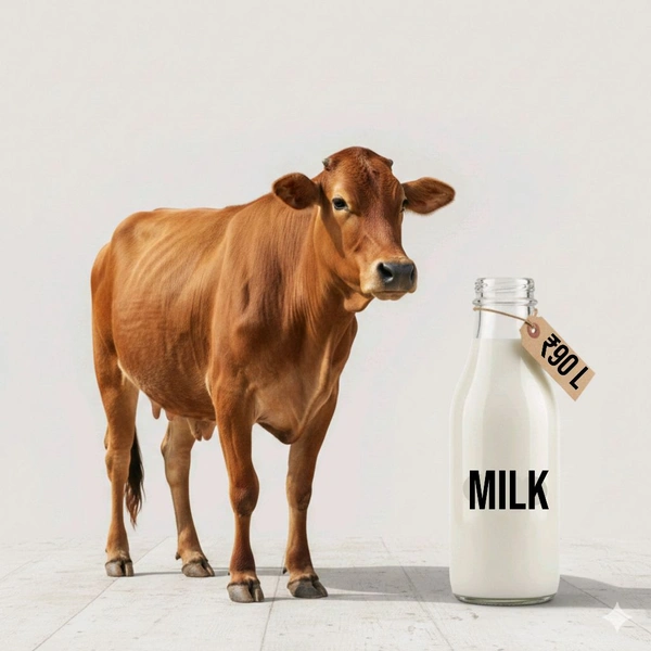 Organic Cow Milk 1 Litter - 1 Litre