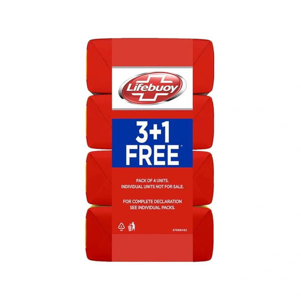 Lifebuoy  - 125gm X 4, 3+1 Free