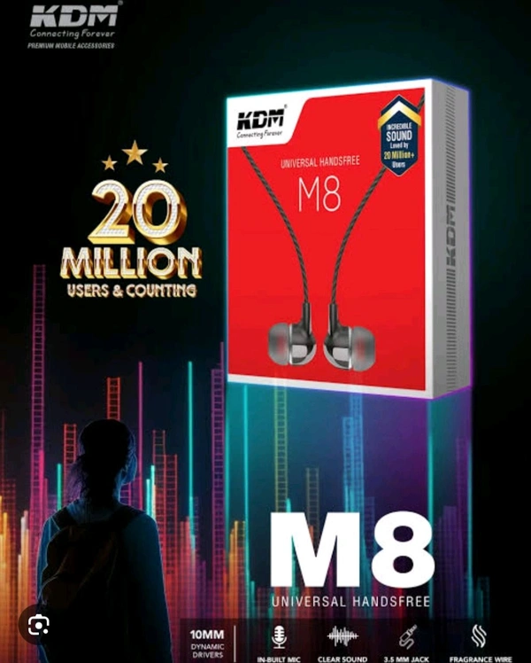 Kdm M8 Earphone 