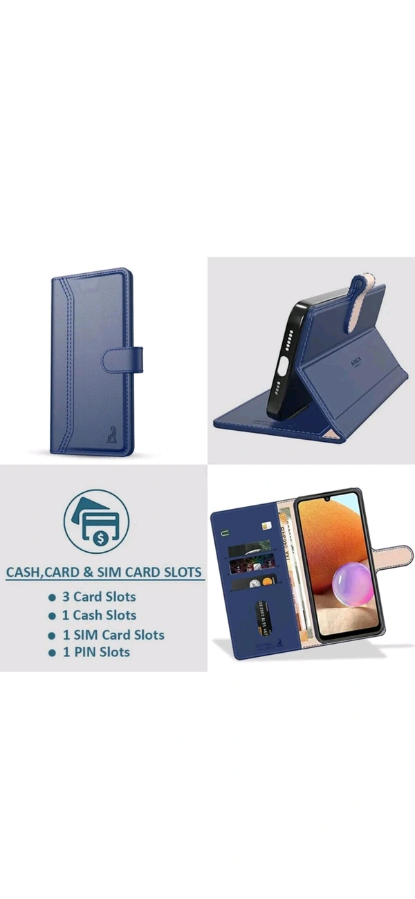 Vivo T4x 5g Flip Cover  - Ultramarine
