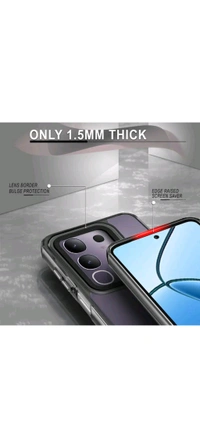 Vivo T4x Transparent Rubber  - Black