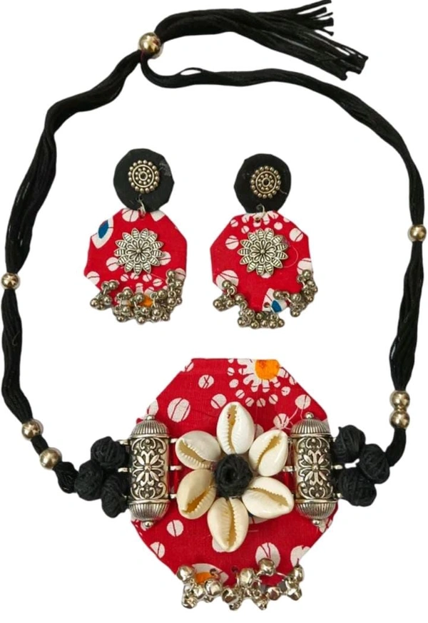  Fabric Beautiful jewelry,earrings💫🌟  - Red, Free
