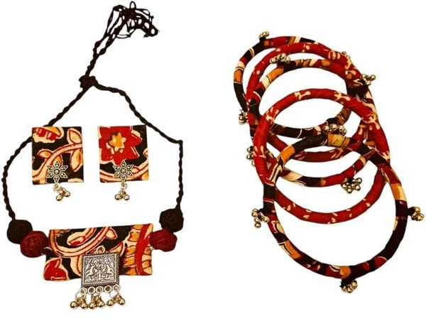  Fabric Beautiful jewelry,earrings,Bangles 💫🌟 - Guardsman Red, Free