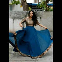 Urbane Partywear Women Gowns - Mint Blue, XXL