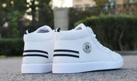 High Ankle White Sneakers For Men - 7