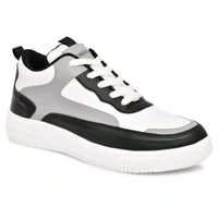 Stylish Black & White Casual Sneakers – Trendy & Comfortable Footwear for Men" - 8
