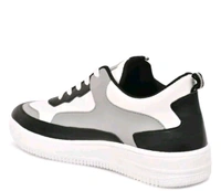 Stylish Black & White Casual Sneakers – Trendy & Comfortable Footwear for Men" - 9