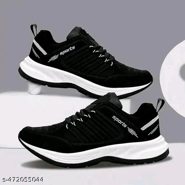 Black Sports Shoes For Men - 9