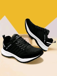 Black Sports Shoes For Men - 9