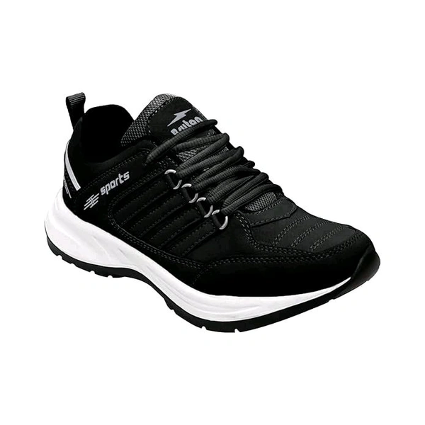 Black Sports Shoes For Men - 9