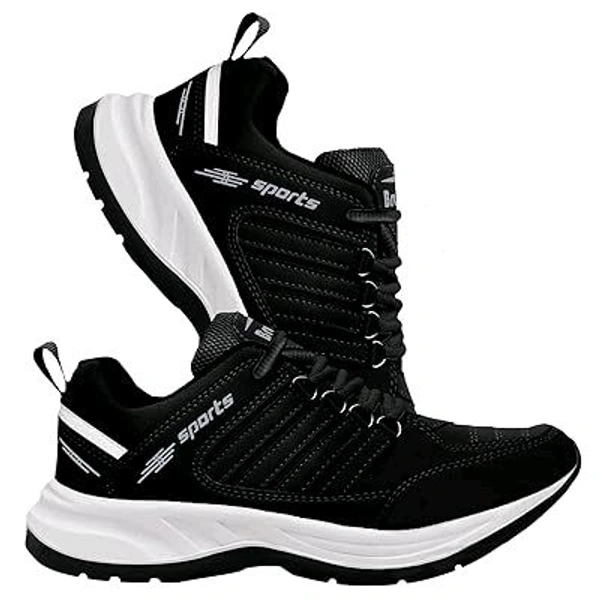 Black Sports Shoes For Men - 9