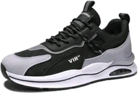 Men's Stylish Black Sneakers - 8
