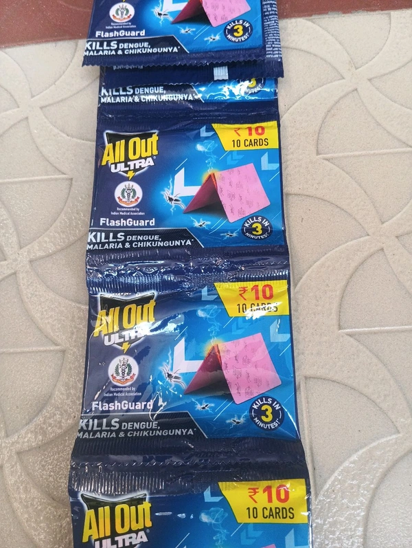All Out Ultra Fast Card Mrp 10