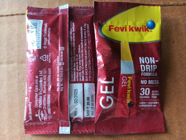 Fevikwik Gel Mrp 20